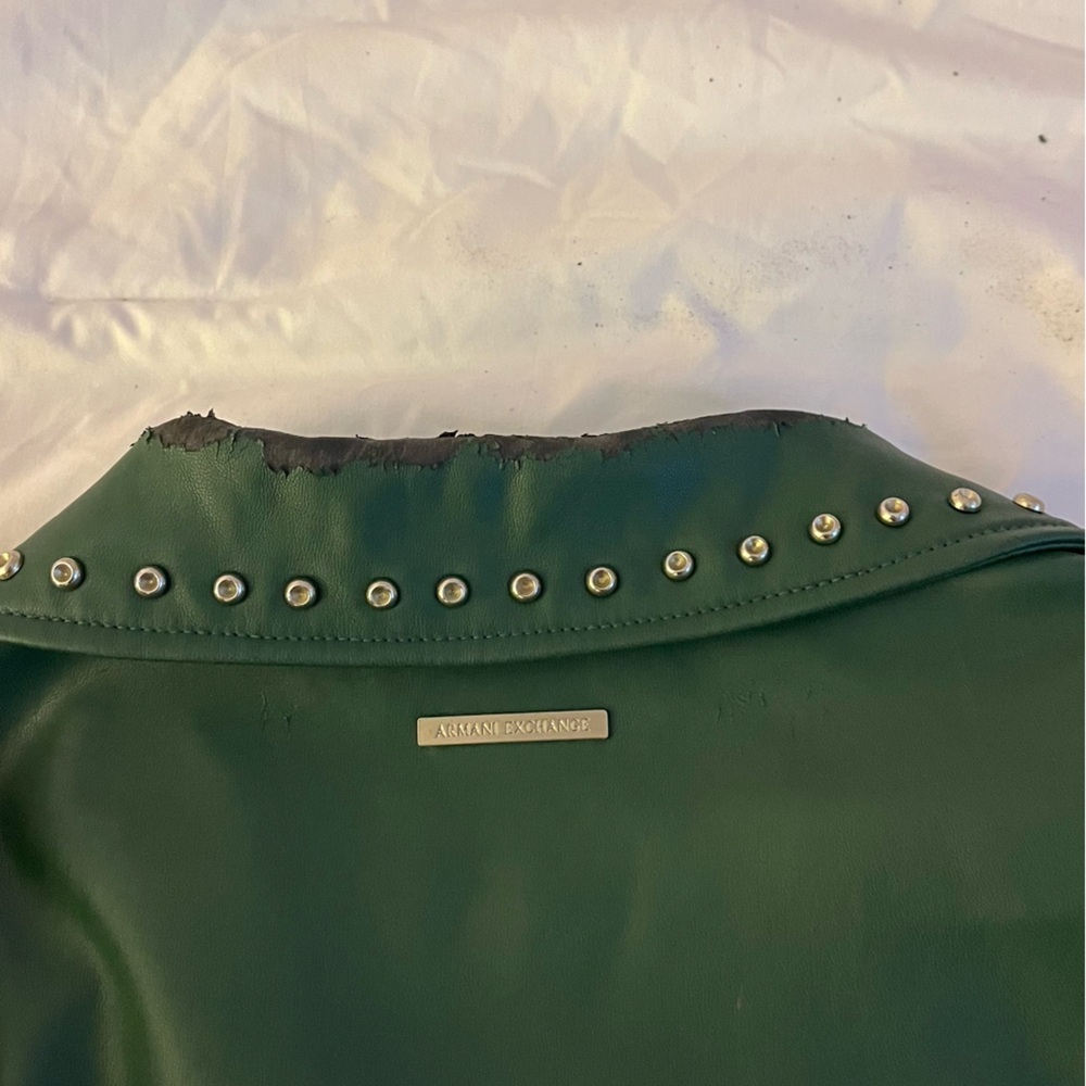 Armani Exchange Faux Leather Jacket - Picture 3 of 6